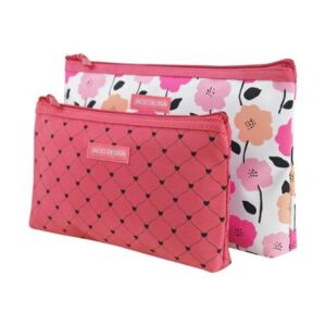 KIT DE NECESSAIRE COM 2 PECAS PINK LOVER