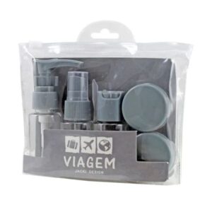 KIT DE FRASCOS P/VIAGEM DE 7 PCS VIAGEM